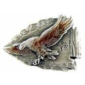 EAGLE ON ARROW HEAD LAPEL PIN