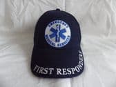 EMERGENCY MEDICAL SERVICES ( EMS ) FIRST RESPONDERS EMBROIDERED BASEBALL CAP