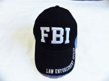 FEDERAL BUREAU INVESTIGATION ( FBI ) EMBROIDERED BASEBALL CAP