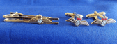 FLEET AIR ARM ( FAA ) CUFF LINK AND TIE GRIP / CLIP SET
