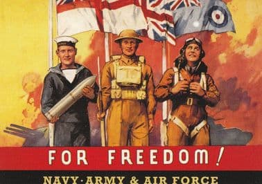 FOR FREEDOM POSTCARD