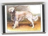 GOLDERN RETRIEVER LARGE FRIDGE MAGNET 1