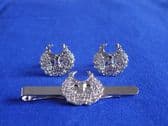GORDON HIGHLANDERS CUFF LINKS AND TIE GRIP / CLIP SET (S)