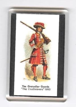 GRENADIER GUARDS UNIFORM 1660  FRIDGE MAGNET
