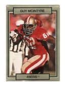 GUY MCINTYRE SAN FRANCISCO 49ER'S 1990 TRADING CARD #245 WITH 3D EFFECT