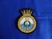 HMS CHATHAM BLAZER BADGE