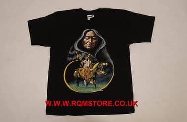 INDIAN WARRIOR T SHIRT ( LARGE ) (TS27L)