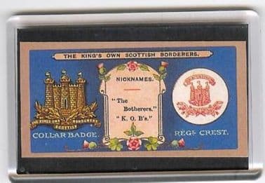 KING'S OWN SCOTTISH BORDERERS HERITAGE FRIDGE MAGNET