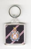KING'S OWN SCOTTISH BORDERERS LARGE KEY RING