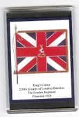 LONDON REGIMENT COLOURS 1920 LARGE FRIDGE MAGNET