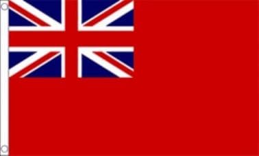 MERCHANT NAVY RED ENSIGN 5ft X 3ft