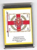 MIDDLESEX REGIMENT COLOURS 1890 LARGE FRIDGE MAGNET