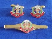 MIDDLESEX REGIMENT CUFF LINK AND TIE GRIP / CLIP GIFT SET