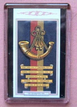 NORTHAMPTONSHIRE REGIMENT CAP BADGE FRIDGE MAGNET 1939