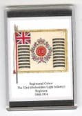 OXFORDSHIRE LIGHT INFANTRY COLOURS 1868 FRIDGE MAGNET L