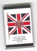 OXFORDSHIRE MILITIA COLOURS 1855 LARGE FRIDGE MAGNET