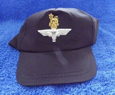 PARACHUTE REGIMENT ( PARAS ) BASEBALL CAP WITH  BULLION WIRE BADGE (BLK)