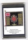 QUEEN'S OWN CAMERON HIGHLANDERS 1873 FRIDGE MAGNET (L)
