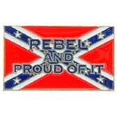 REBAL AND PROURD OF IT LAPEL PIN