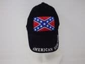REBEL FLAG ( AMERICAN HERITAGE) EMBROIDERED BASEBALL CAP