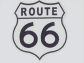 ROUTE 66 3D EFFECT FRIDGE MAGNET