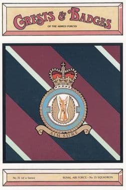 ROYAL AIR FORCE 15 ( XV ) SQUADRON POSTCARD