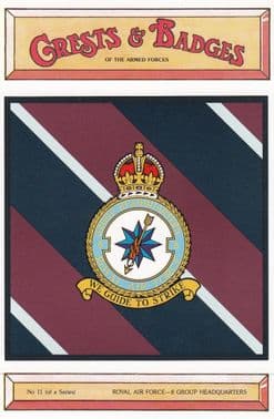 ROYAL AIR FORCE 6 SQUADRON POSTCARD