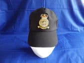 ROYAL AIR FORCE POLICE ( RAFP ) BASEBALL CAP WITH BULLION WIRE BADGE (BLK)