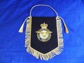 ROYAL AIR FORCE ( RAF ) PENNANT WITH BULLION WIRE EMBROIDERED BADGE