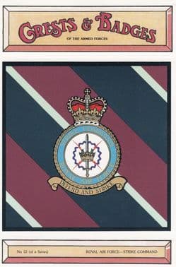ROYAL AIR FORCE STRIKE COMMAND POSTCARD