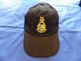 ROYAL MARINES BASEBALL CAP WITH A BULLION WIRE CAP BADGE (BLK)
