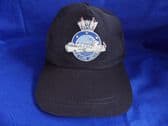 ROYAL NAVY SUBMARINERS SERVICE ( RN ) WE COME UNSEEN BASEBALL CAP WITH BULLION WIRE BADGE (WCUSBLK)