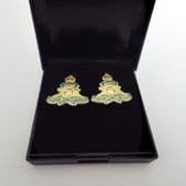 Royal Regiment of Artillery )Royal Artillery (RA)) (The Gunners) Cufflinks King's Crown