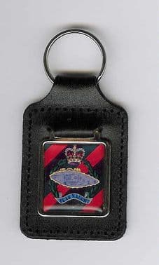 ROYAL TANK REGIMENT LEATHER KEY FOB