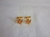 ROYAL WELCH FUSILIERS RAMPANT DRAGON ( RWF ) CUFF LINKS