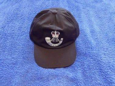 THE RIFLES BASEBALL CAP WITH A BULLION WIRE BADGE (BLK)
