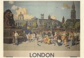 TRAFALGAR SQUARE POSTCARD