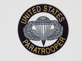 UNITED STATES PARATROOPER 3D EFFECT FRIDGE MAGNET