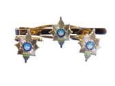Worcestershire and Sherwood Foresters Regiment (29th/45th Foot) (WFR) Cufflinks and Ties Grip Set