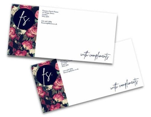 250 Compliment Slips printed on 120gsm smooth paper single side print with free UK delivery*