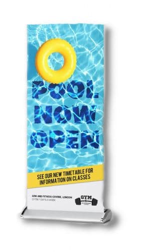 Roller Banners full colour 800 x 2000mm on 610gsm pvc from £51.99 with free UK delivery*