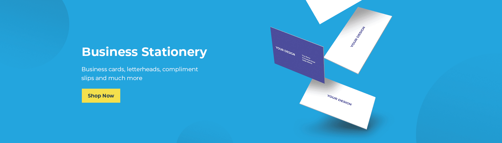 Business stationery, business cards, letterheads, compliment slips