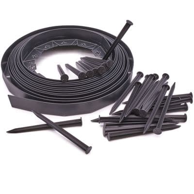 10 Meters Garden Outdoor Flexible Plastic Lawn Edging
