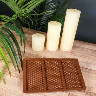 3 Cell Bubble Effect Silicone Mould