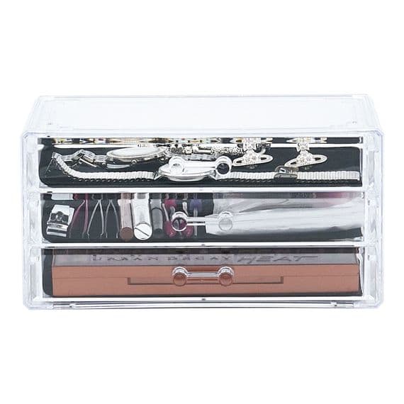 3 Drawer Makeup Organiser