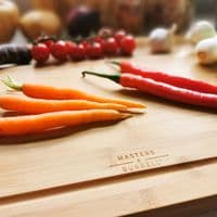 Bamboo Chopping Board with Compartments