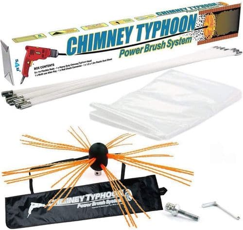 Chimney Typhoon Power Sweeping Set