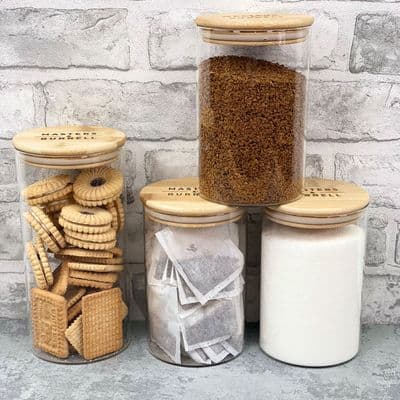 Glass Storage Jars - Brew Set