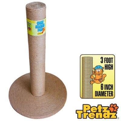 PetzTrendz® Giant 3 foot! Cat Scratch Post