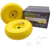 S4U 2 x 10” Sack Truck Hand Trolley Cart Wheelbarrow Solid Rubber Wheel